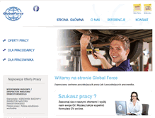 Tablet Screenshot of globalforce.pl